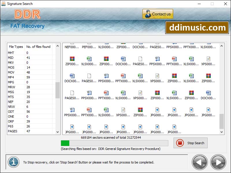 FAT File Salvage Software screen shot