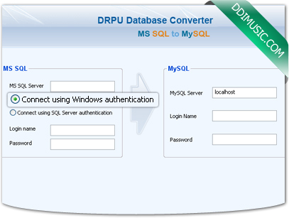 MSSQL zum MySQL Datenbankkonverter Screenshot