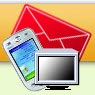 Il pc e software mobile di messaging del pc della tasca impacchettano