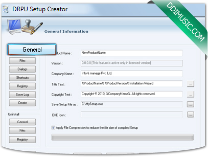 Setup installer software Screenshot