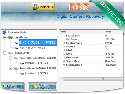 Digital Software di recupero di fotocamera