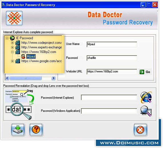 Internet Explorer Password Recovery