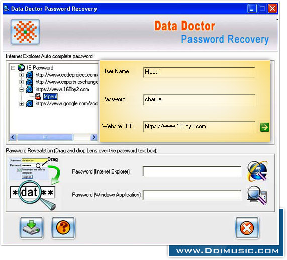 Internet Explorer Password Recovery