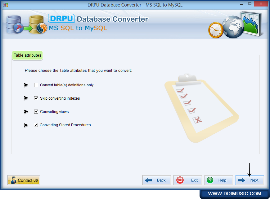 MS SQL을 MySQL 데이터베이스로 변환하는 변환기