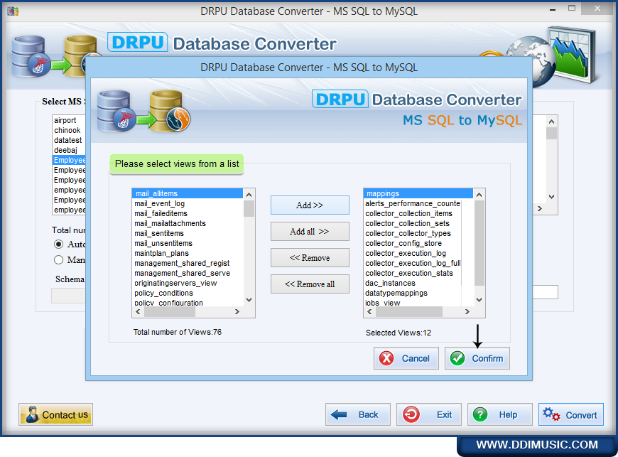 MS SQL-zu-MySQL-Datenbankkonverter