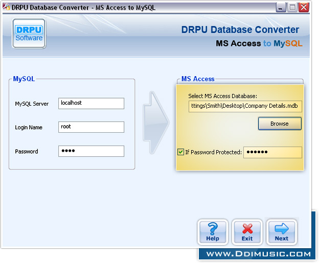 MS Access to MySQL Database Converter