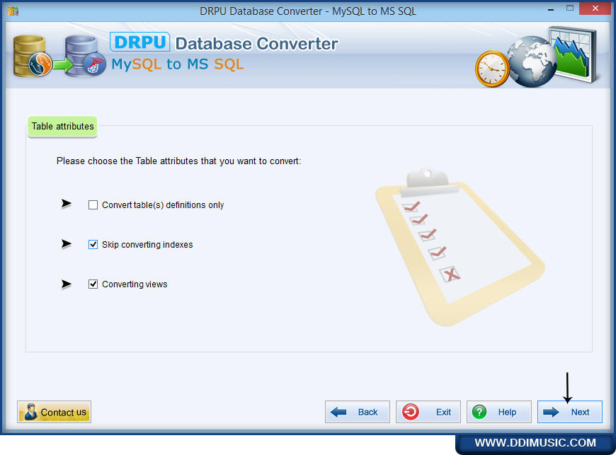 MySQL 到 MS SQL 数据库转换器