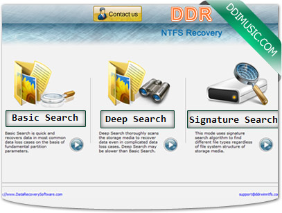 NTFSの回復ソフトウェア