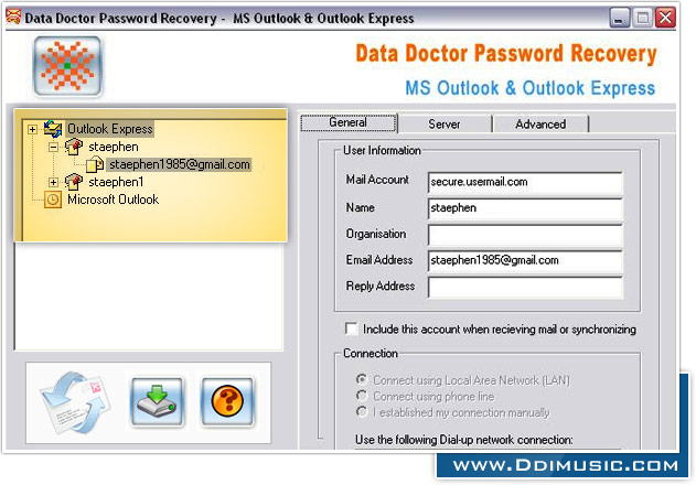 Outlook Express Password Recovery