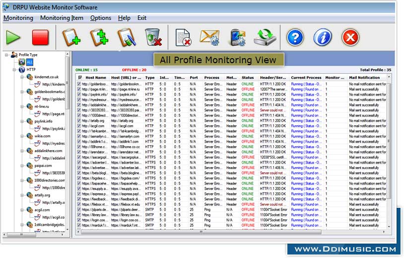 Website Monitoring Tool